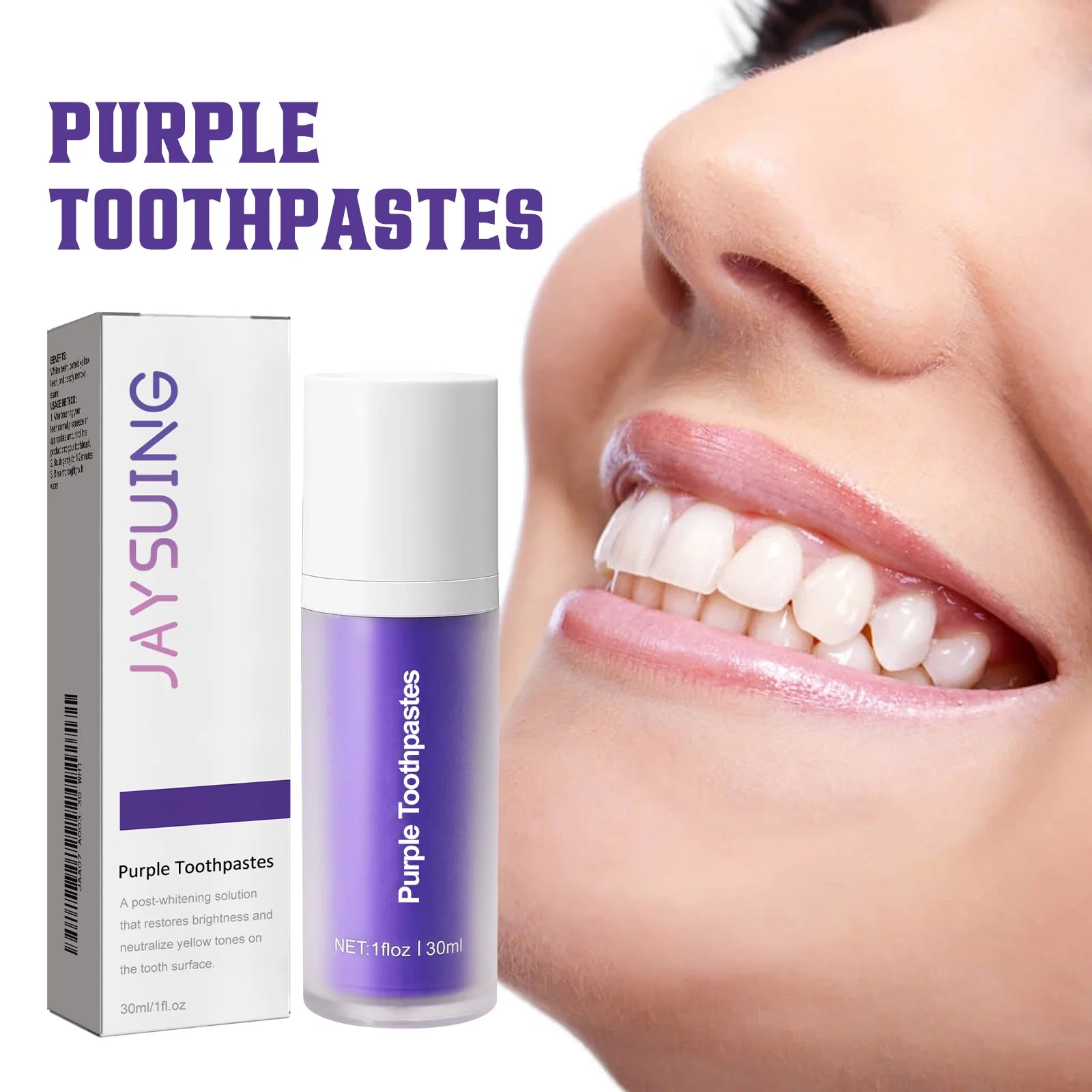 Purple Whitening Toothpaste Boost